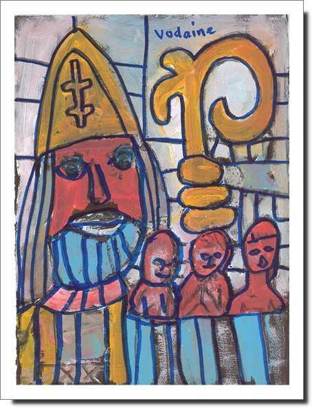 Carte Postale Saint-Nicolas par Jean Vodaine